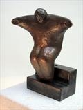 Jumping Man by william cramer, Sculpture, Bronze