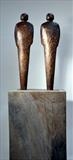 Sideways by William Cramer, Sculpture, Bronze